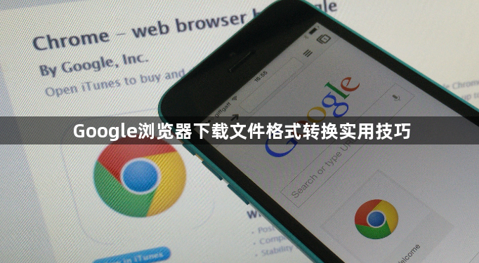 Google浏览器下载文件格式转换实用技巧1