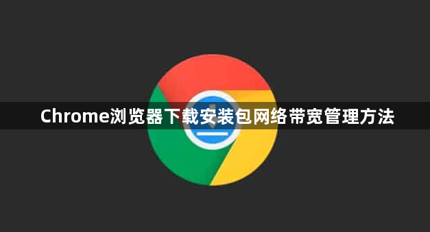 Chrome浏览器下载安装包网络带宽管理方法1