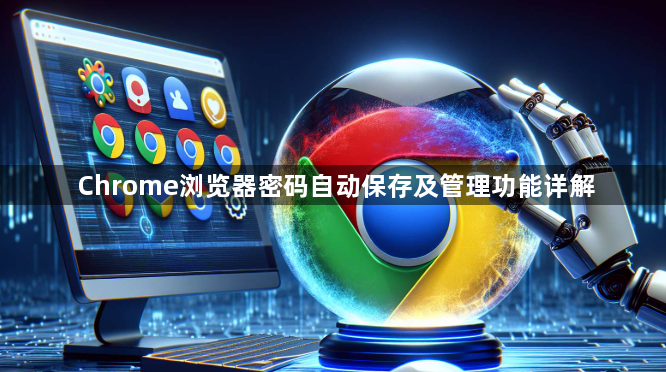 Chrome浏览器密码自动保存及管理功能详解1