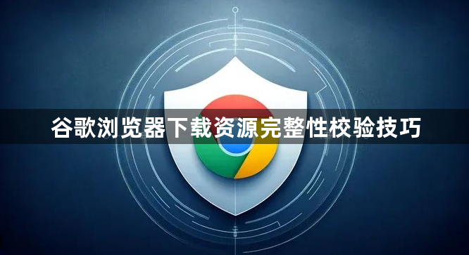 谷歌浏览器下载资源完整性校验技巧1