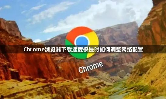 Chrome浏览器下载速度极慢时如何调整网络配置1