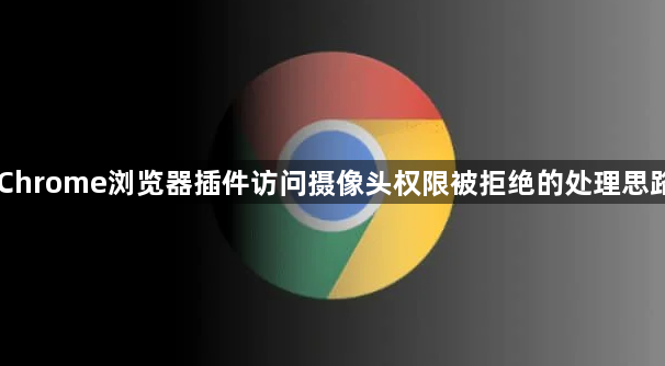 Chrome浏览器插件访问摄像头权限被拒绝的处理思路1