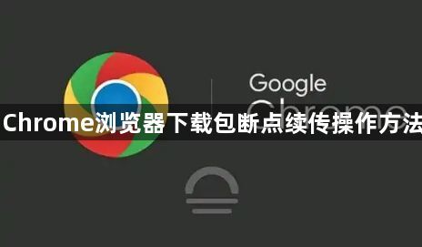 Chrome浏览器下载包断点续传操作方法1