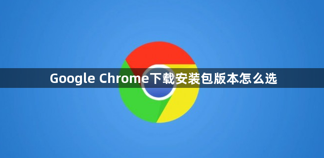 Google Chrome下载安装包版本怎么选1