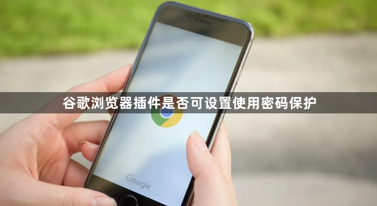 谷歌浏览器插件是否可设置使用密码保护1