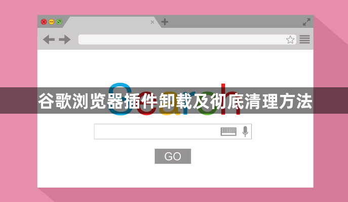 谷歌浏览器插件卸载及彻底清理方法1