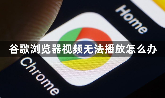 谷歌浏览器视频无法播放怎么办1