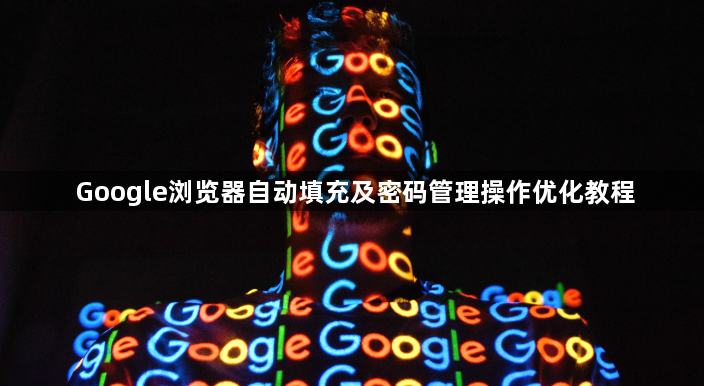 Google浏览器自动填充及密码管理操作优化教程1