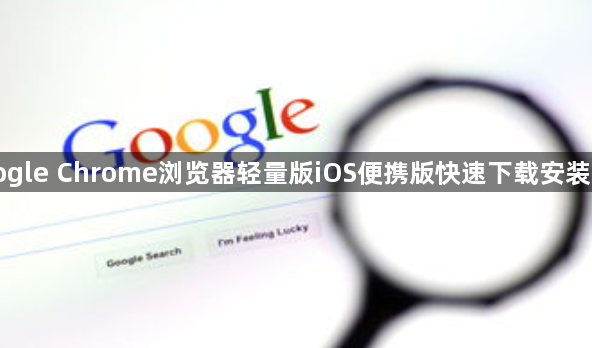 Google Chrome浏览器轻量版iOS便携版快速下载安装技巧1